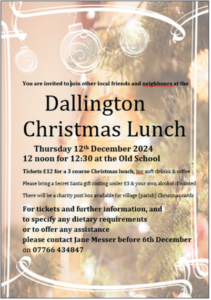 xmas lunch poster