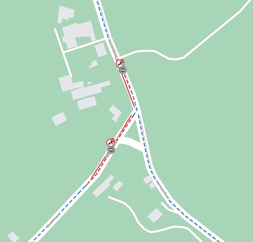 A map of a city Description automatically generated