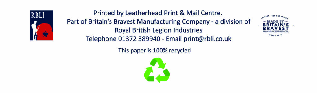 A recycle sign on a white background Description automatically generated